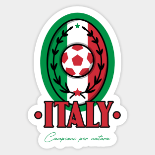 Italy Italian Soccer Fan Sticker